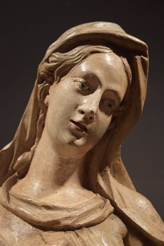 Scultura lignea XVI° Secolo - Madonna